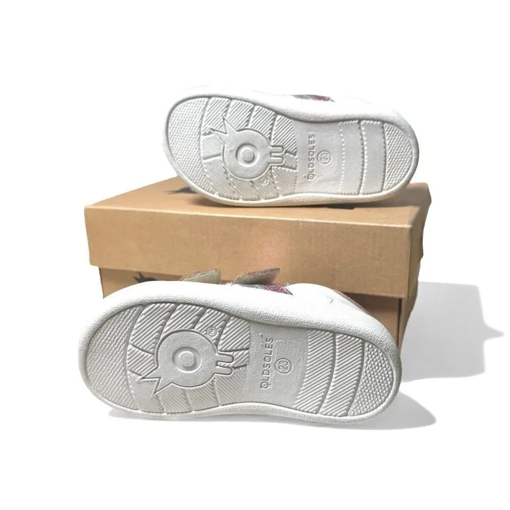 Old Soles Sport Glam Leather Sneakers 7 Toddler Girls - Picture 5 of 5